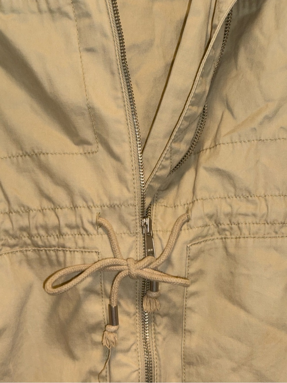 Old Navy Beige Drawstring Utility Jacket - Picture 6 of 12